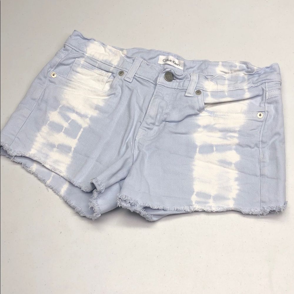 CALVIN KLEIN ACID WASH JEAN SHORTS W4/26 ⭐️